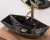 Умывальник Rea Vegas Black Marble Shiny U5603