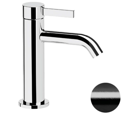 Смеситель для раковины Remer Metrica MC12CFP, черный брашированный хром