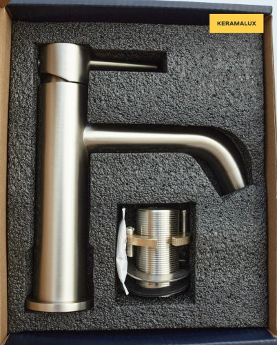 Смеситель для умывальника Vivi Felice 0630 Nichel