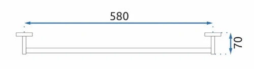 Полотенцедержатель Rea MIST 01 gold 80017