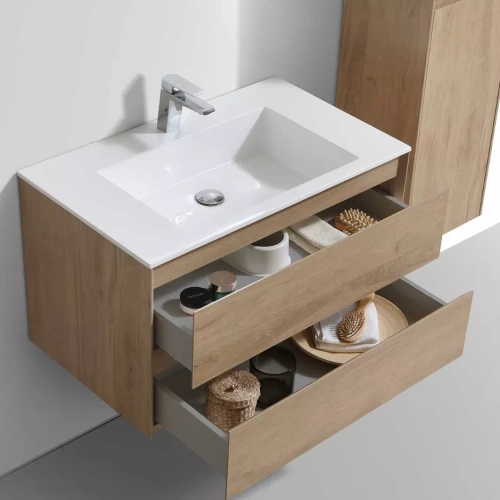 Тумба подвесная Vincea Luka 800 N.Oak VMC-2L800NO