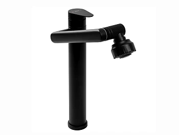 Смеситель для умывальника Rea Paco Black matt B0536