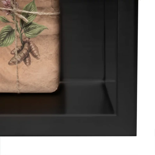 Полка врезная Rea 05 black matt 05604