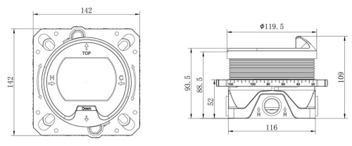 Смеситель для душа Vincea VSCV-321T-MGM