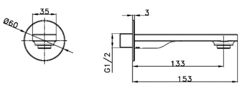 Излив Vincea VSWS-11MB