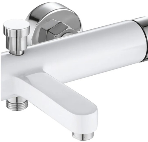 Смеситель для ванны Rea Polo White Chrome B9943