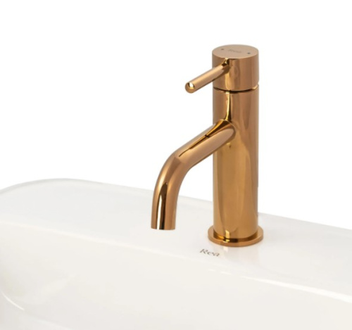 Смеситель для умывальника Rea Lungo Rose Gold B4500