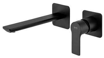 Смеситель для раковины Remer Energy EY15PLNO, черный матовый