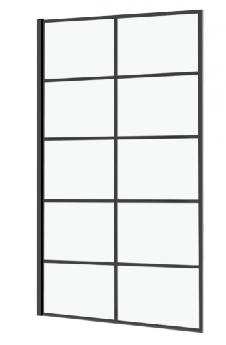 Душевая стенка Calani Soleo walk in 90 Black CAL-K6010