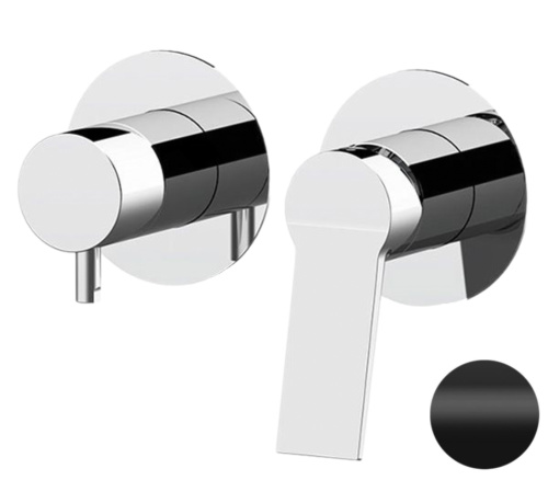 Смеситель для душа Remer Slash SL92ZPNO, черный матовый