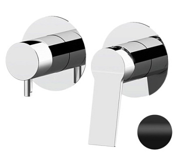 Смеситель для душа Remer Slash SL93ZPNO, черный матовый