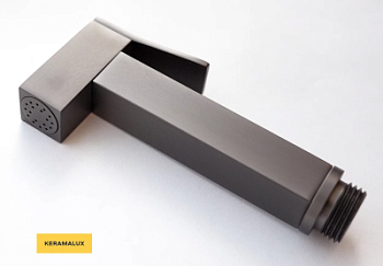 Лейка CeramaLux KBL/008 вороненая сталь