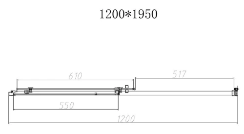 Душевая дверь Vincea Slim-N VDS-4SN120CL