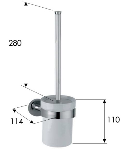 Ёршик Remer Guest GS66NPO, никель матовый брашированный