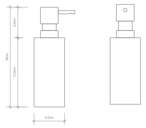 Дозатор для мыла Decor Walther Mikado SSP 0521220