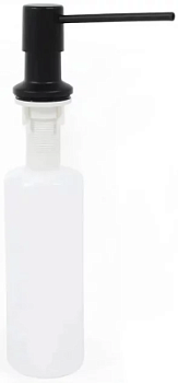 Дозатор для мыла Rea black matt round BAT-05000