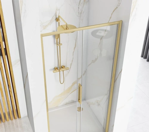 Душевая дверь Rea Rapid Slide gold matt 110 K4708