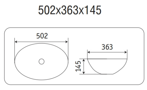 Умывальник CeramaLux 78590MH