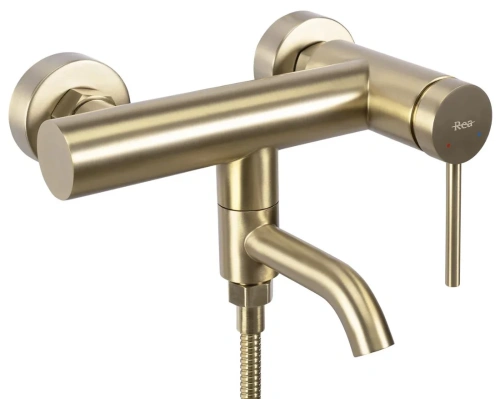Смеситель для ванны Rea Clif gold matt B4242