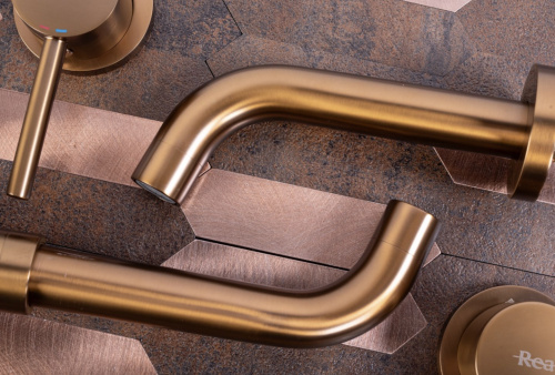 Смеситель для раковины Rea Lungo Long Cooper Brush B4601