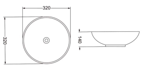 Умывальник Vincea VBS-201