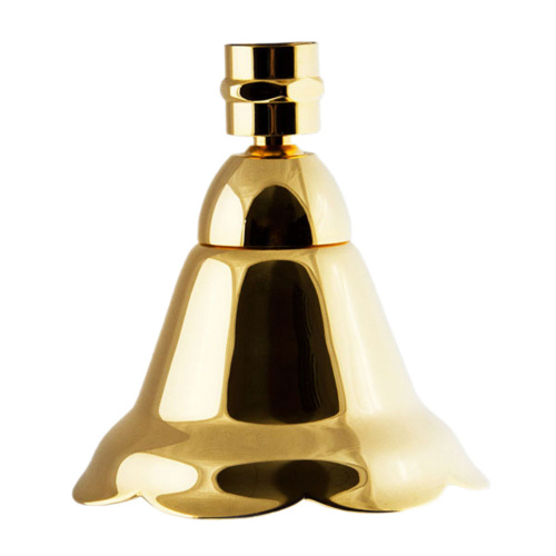 Верхний душ с шарнирным соединением 10 см Remer 359BEDOX, золото глянцевое