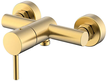 Смеситель для душа Nemo Round NM-2341BG brush gold