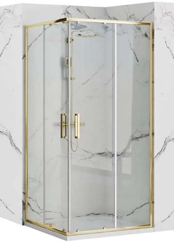 Душевой уголок Rea Punto Gold 90x90 K6440