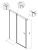 Душевая дверь Kolpa-San Andromeda N 160 silver brill transparent 516740