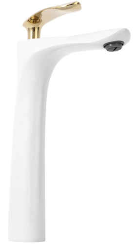 Смеситель для умывальника Rea Orbit White Gold B2053