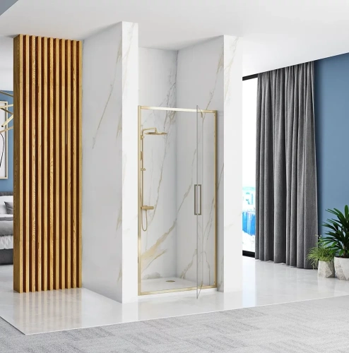 Душевая дверь Rea Rapid Swing gold 100 K5619