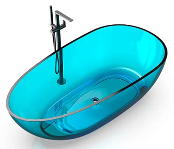 Ванна Knief Egg Shape Aquamarin Blue 70002100