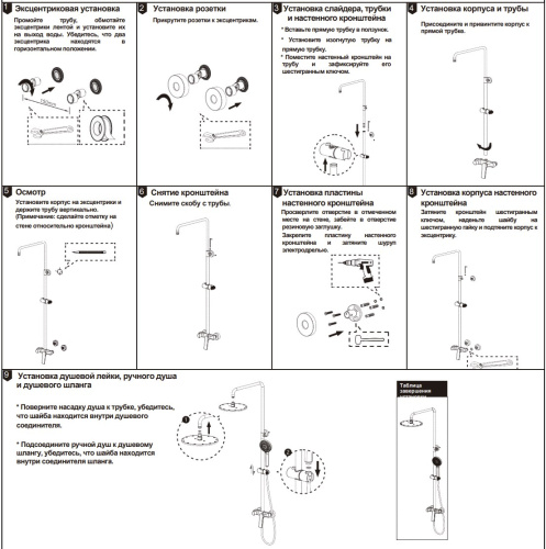 Душевая система Nemo Prima NM-1353-CR chrome