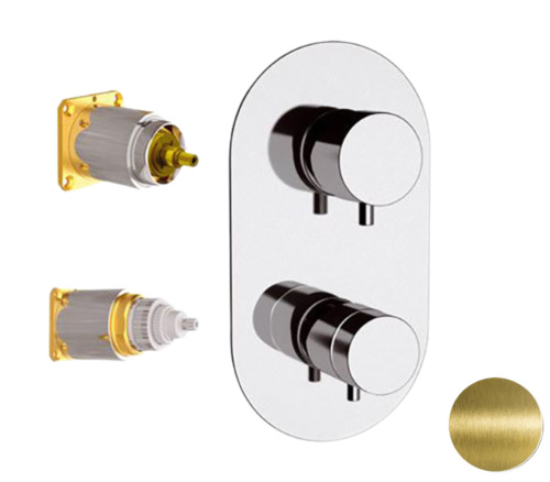 Смеситель для душа Remer Elegance NT92KBVO, бронза