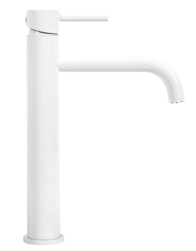 Смеситель для умывальника Rea Lungo white matt B4400