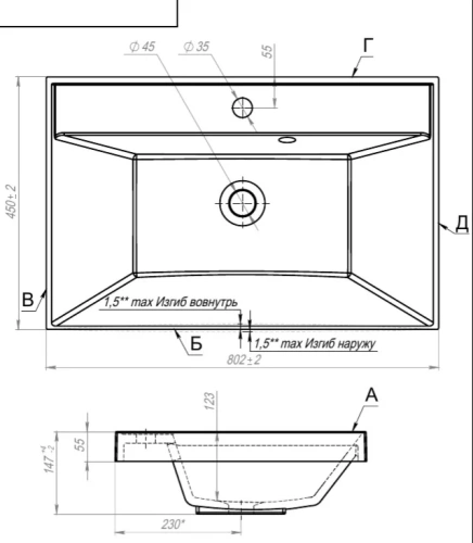 Тумба напольная Vela Фаворит массив 80Н (орех) TU671051