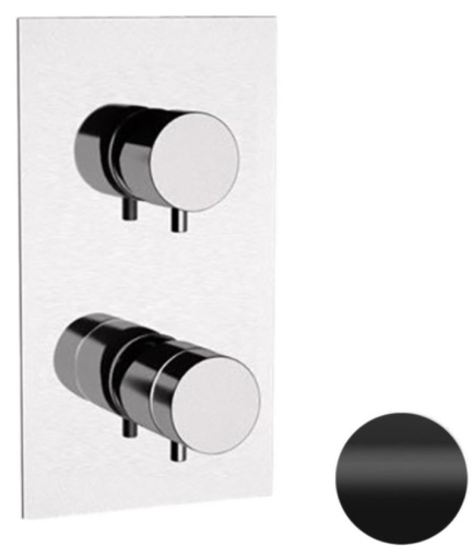 Смеситель для душа Remer Elegance NT92QKBNO, черный матовый