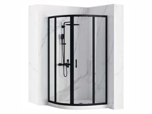 Душевой уголок Rea Look Black 90x90 K7903