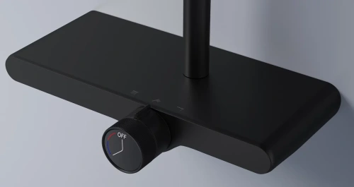 Душевая система Rea Bari black matt P0891