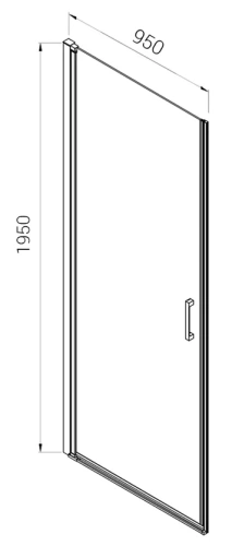 Душевой уголок Vincea Alpha VSR-3ALP9095MT