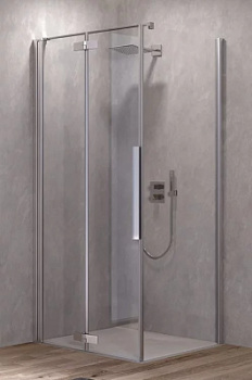 Душевая дверь Kolpa-San Polaris Fold D 80-L silver brill transparent 516150
