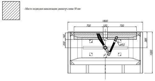 Ванна из искусственного камня Kolpa-San Copelia LUX FS 180x100