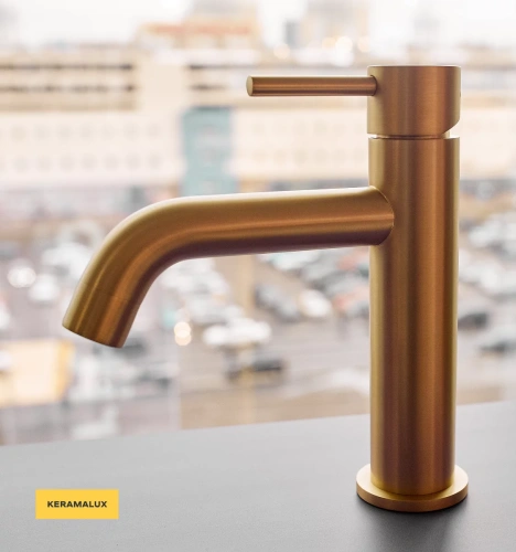 Смеситель для умывальника Vivi Felice 0630 Oro Opaco