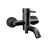 Смеситель для ванны Remer X Style X05CFP, чёрный брашированный хром