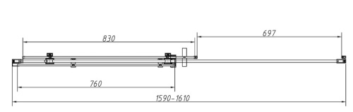 Душевой уголок Vincea Como-N VSR-4CN9016CLB
