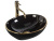 Умывальник Rea Sofia Black Gold Edge U3695