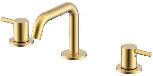 Смеситель для раковины Nemo Round NM-2317BG brush gold