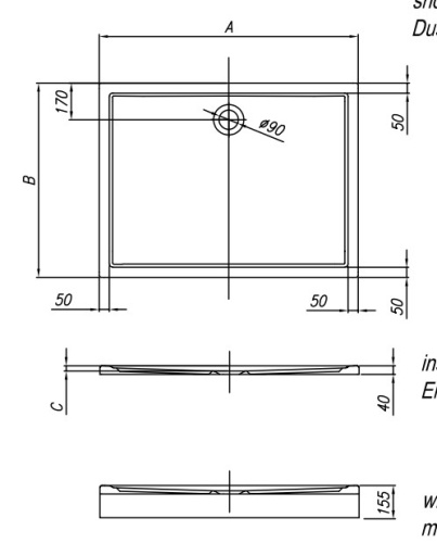 Душевой поддон Kolpa-san Flamenco 80x80 567670
