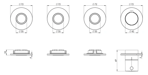 Смеситель для душа Remer X Style X99D3PKB