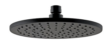 Верхний душ с шарнирным соединением 30 см Remer 359MM30NOX, черный матовый